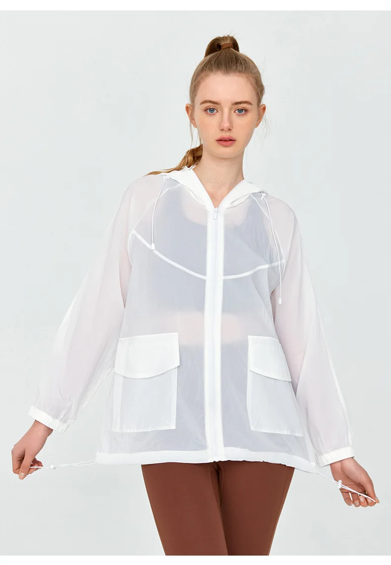 Легкая дышащая ветровка с длинными рукавами унисекс Солнцезащитная одежда свободный уличный солнцезащитный костюм