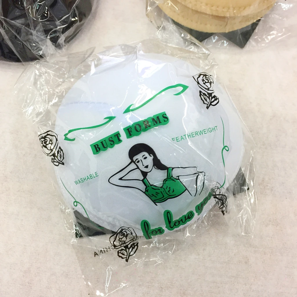 Women Athletic Absorb Foam Bra Cup Wholesale Sponge Sexy High Quality Soft Bra Pads