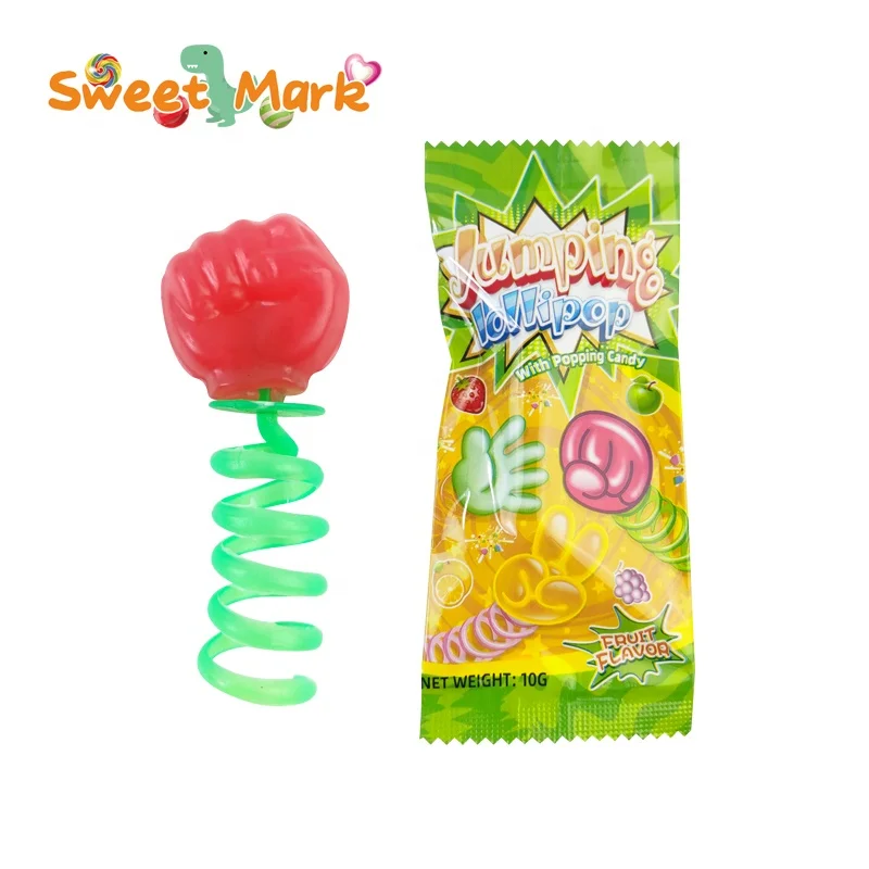 OEM hard candy funny gesture hand shape lollipop fruity candy bar