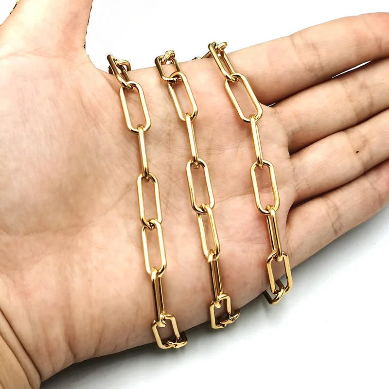 Цепочка Из Нержавеющей Стали для ювелирных изделий 4x1