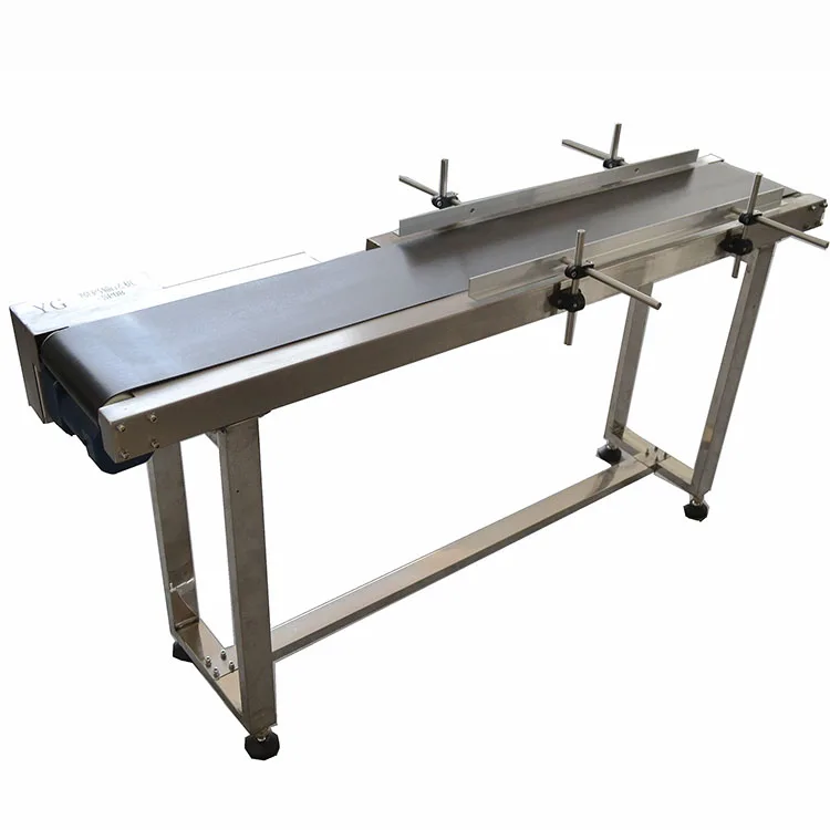 YG-SP08 Automatic bottle and goods transport coding conveyor for CIJ and TIJ printer device