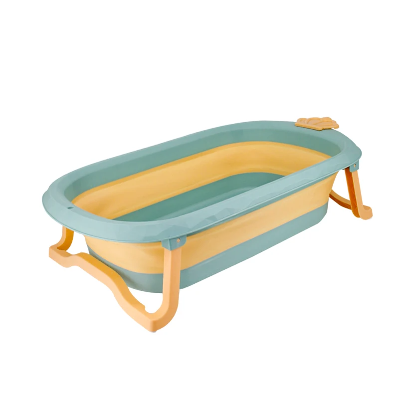 2022 foldable tub toddler kids plastic new born baby babies bathing items bath set bathtub