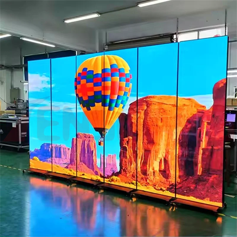 Outdoor Events P1.25 P3.9 P2.5 Hd Double Sided 960x1920mm Digital Vertical Video Banner Floor Standing Led Light Poster Display
