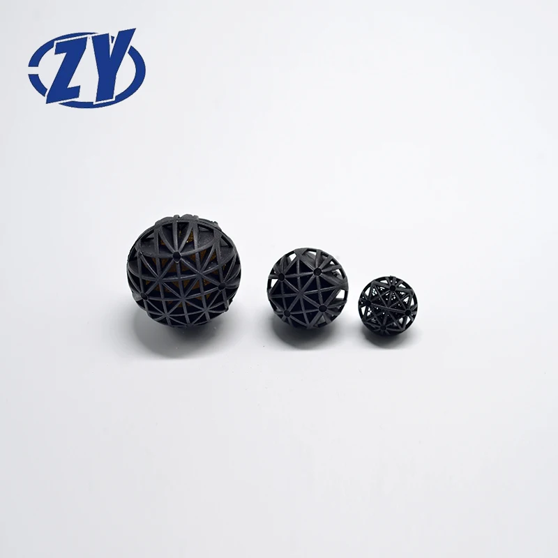 High quality 16-76mm Plastic floating bio balls bio ball biofilter media aquarium bio ball