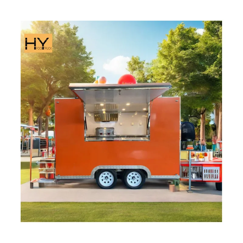 HANYI New Ice Ceram Food Truck Stainless Steel with US DOT Standard for Home Use and Hotels