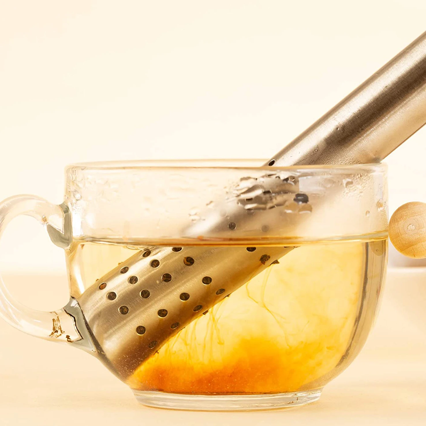 E-PIN нержавеющая сталь эфирное масло бумажная пробка чайные ситечки для чая/палочки и ложка меда