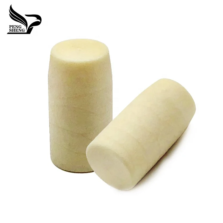 wholesale straight high monomer synthetic tapered bung cork glass bottle cork cap