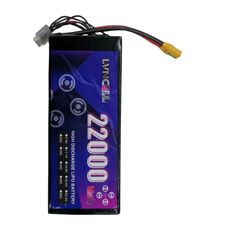 22000 mah 22,2 V 6S перезаряжаемый RC lipo Аккумулятор для сельскохозяйственного дрона