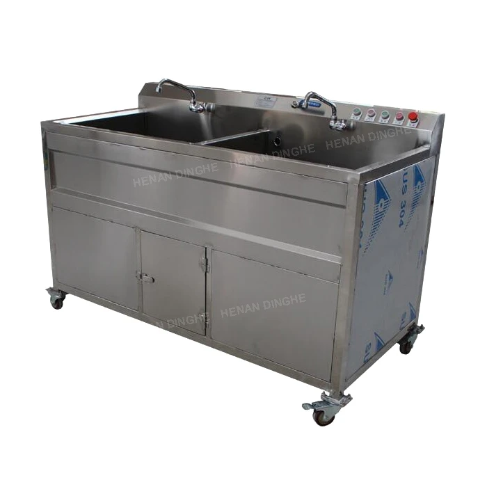 Industrial air bubble SUS304 ozone vegetable washer fruit washing machine leaf vegetable washing machine for factory use
