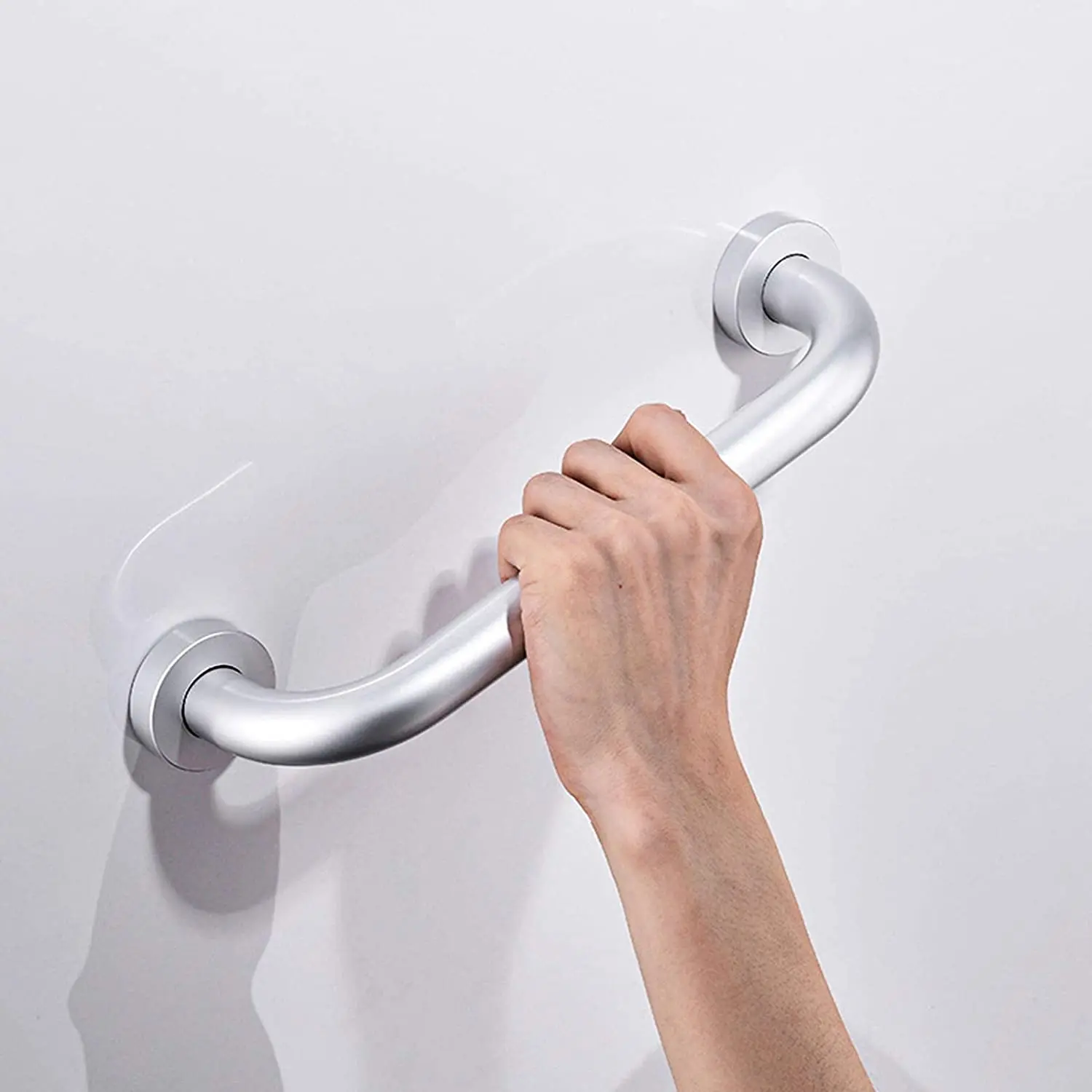 Handrail Bathroom Customized Sizes Optional Space Aluminum Shower Grab Bars Barrier-Free Handrail