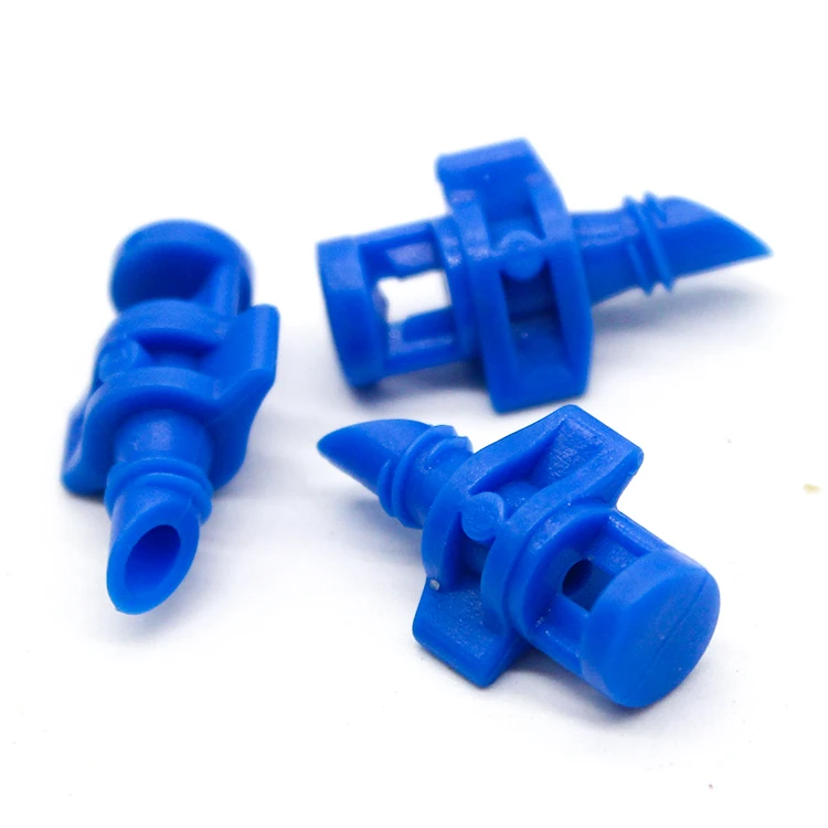 Garden Sprinkler Drip Irrigation Fogger Fittings Blue Color Sprayer Water Mister Plastic Microjet