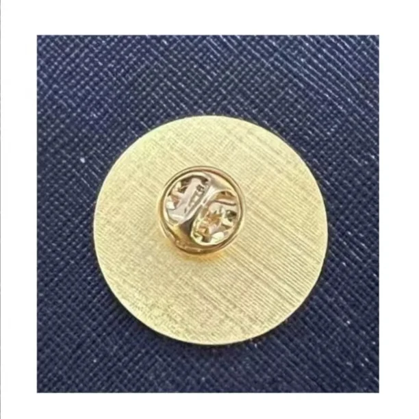 Badge Holder & Accessories Large 75mm round  custom locking Sublimation Glitter Holographic Button enamel Pin