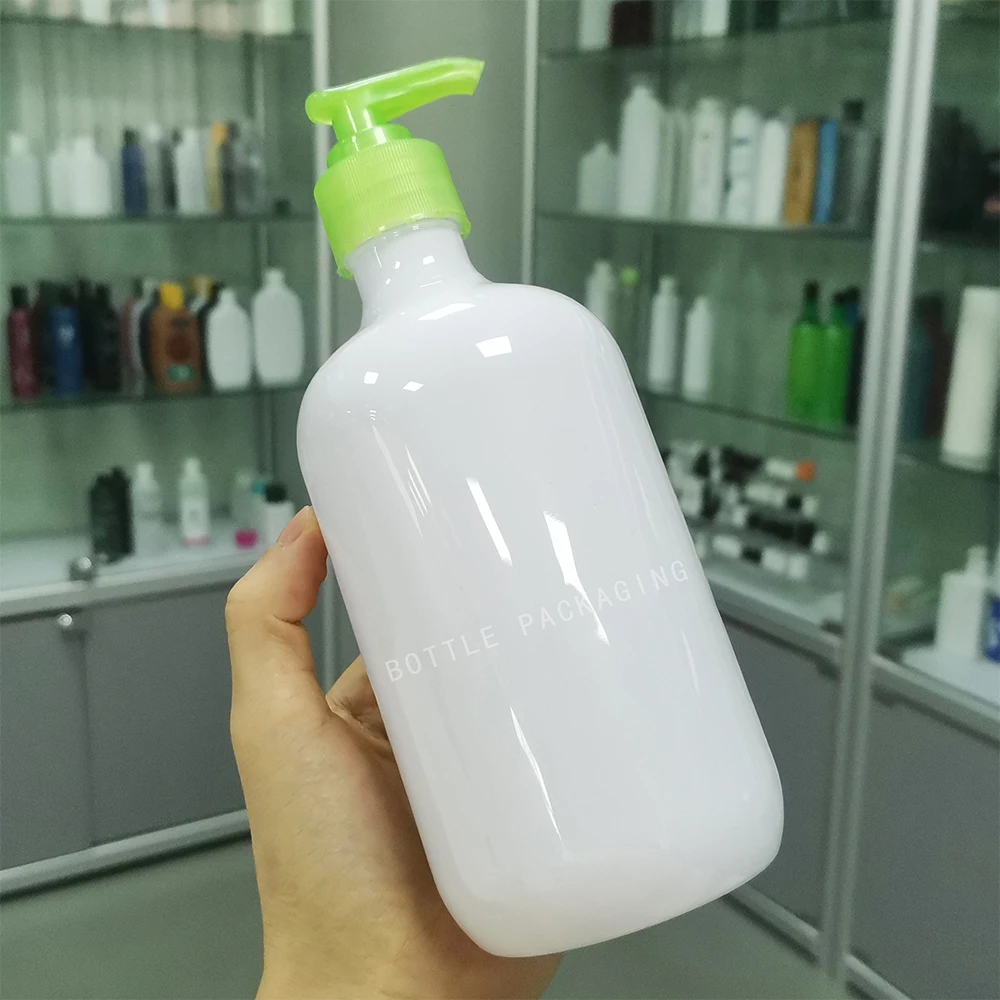 Customizable Color 450ml 500ml boston Shampoo Bottles With Own logo Rose Gold Luxury Body Conditioner Bottle Set