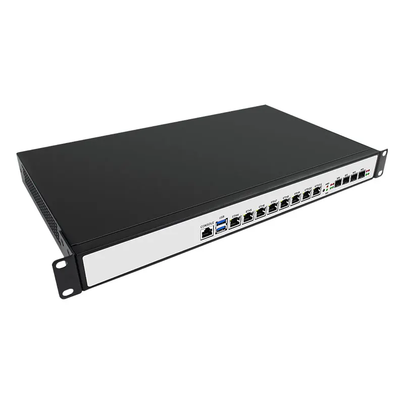 H170 1U rackmount i3-6100 3 70 ГГц 8*82580 Lan + 4*10G оптические порты поддержка AES-NI двухъядерный сетевой сервер Pfsense