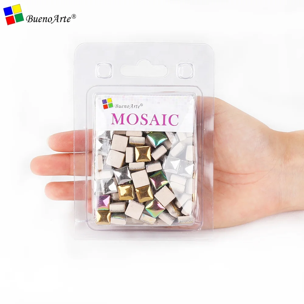 1CM and irregular Gold and silver colored ceramic decorate mosaic , Handmade art, home decoration