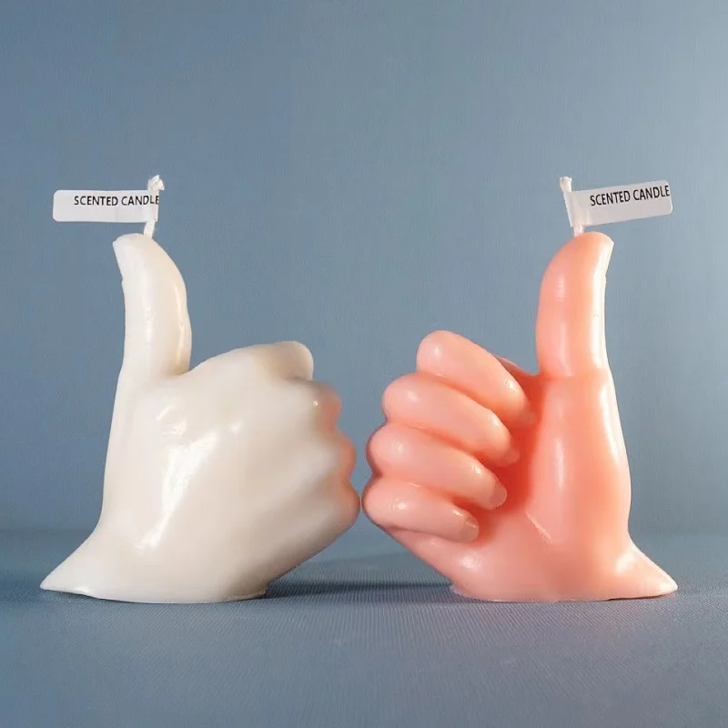 Thumbs Up Candle Funny Soy Wax Candles Manufacture Scented Candles Home Decoration