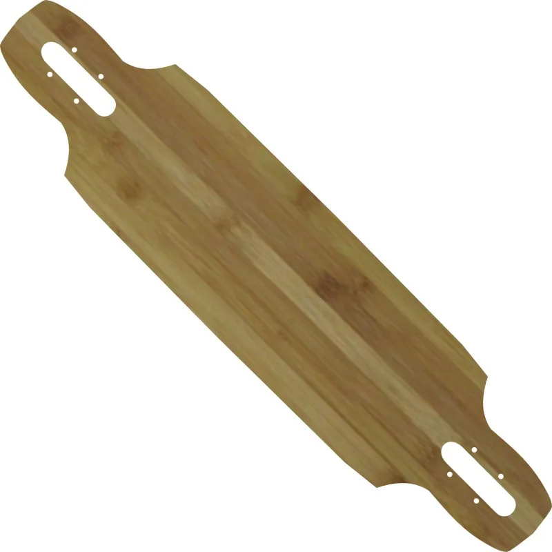 wholesale any shape blank longboard deck in bamboo for electric skateboard