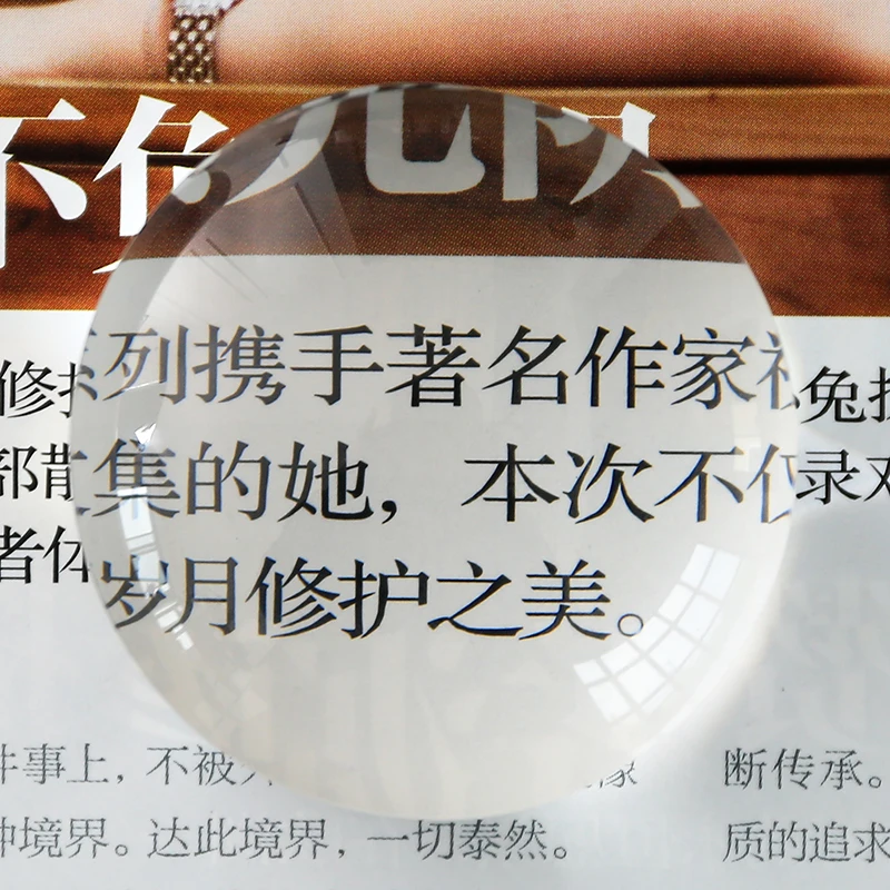 Wholesale All Optical Acrylic 4x Tabletop Circular Paperweight Magnifying Glass