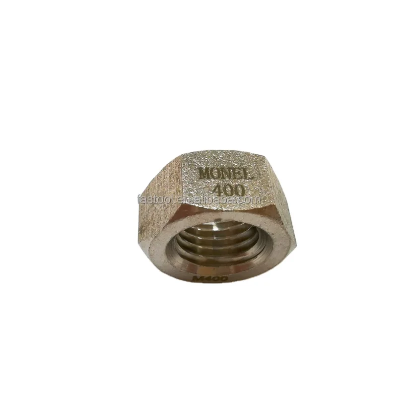 DIN934 Шестигранная гайка класса Monel 400 N04400 2,4360 тонкая крышка купольная гайка nylock