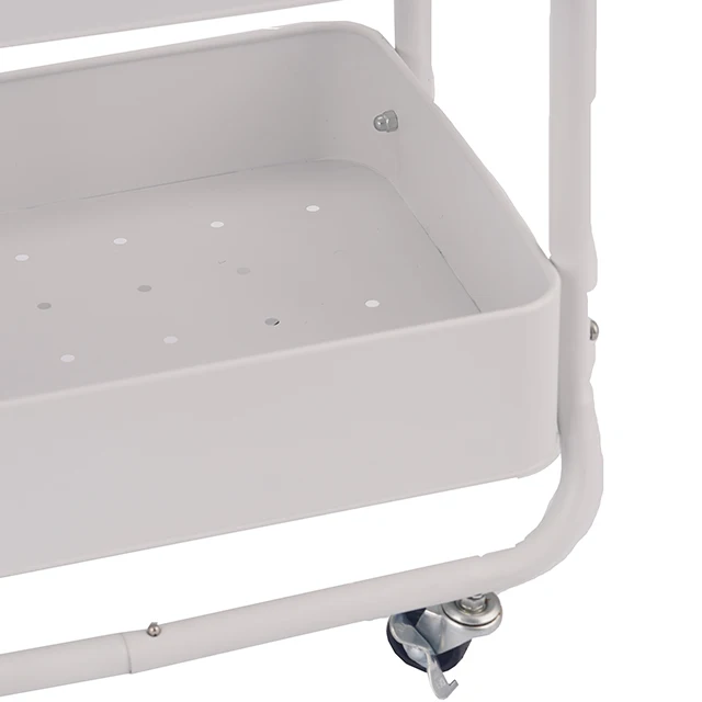 Heavy Material White Makeup Vanity Hair Beauty Salon Furniture Hairdressing Trolley