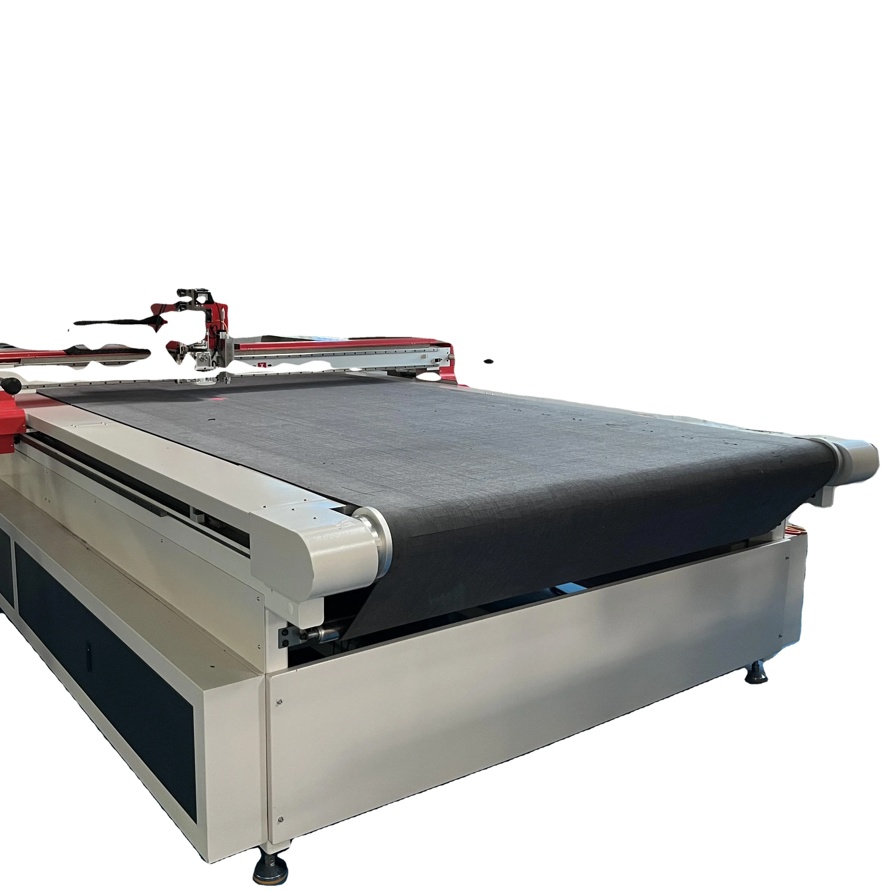 CNC controlled 1625 fabric Table Polyester Artificial Leather Cloth Fabric Garment Vibrating knife cutting  Machine