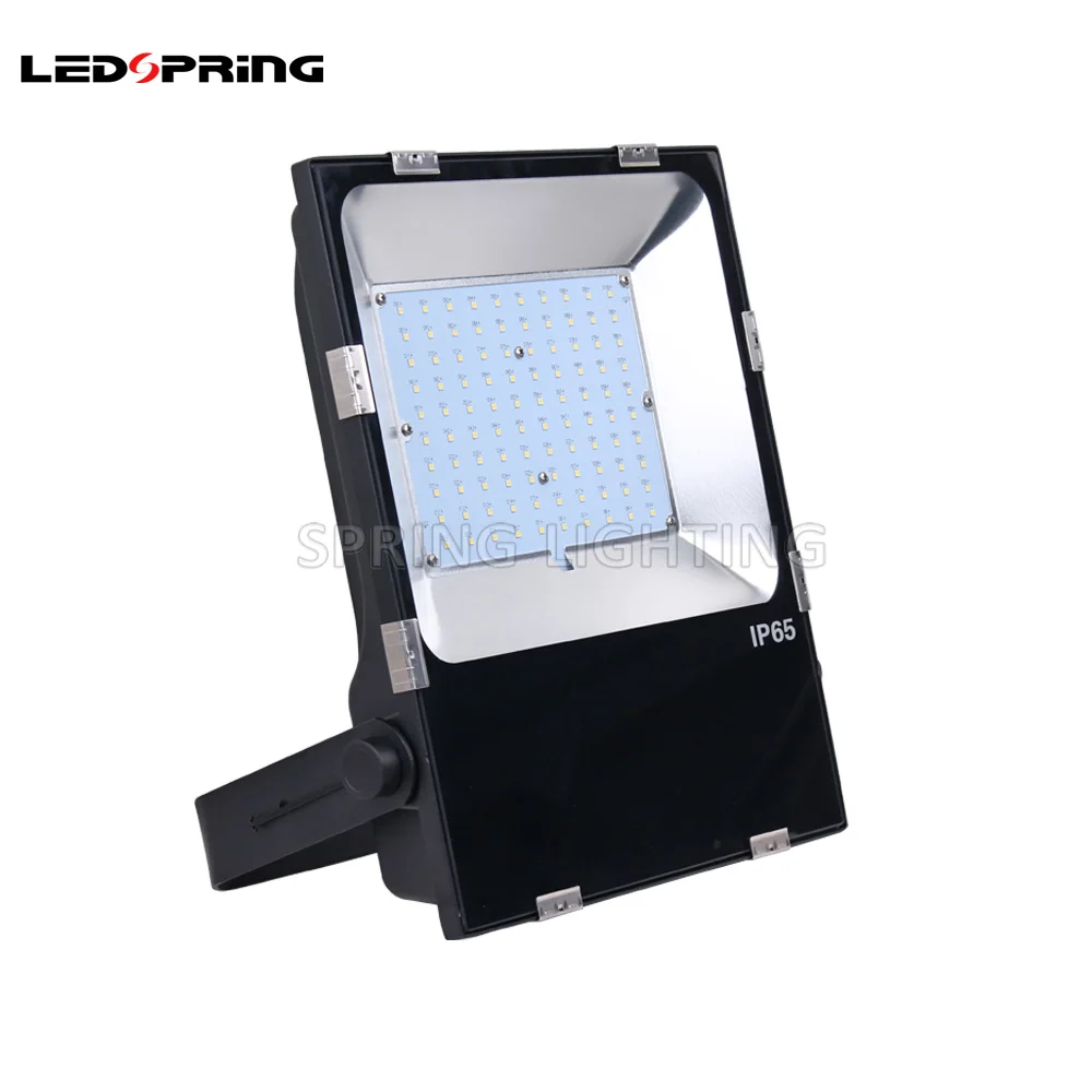 UL DLC 150w LED flood light Slim reflector luminaire for outdoor parking lot area lighting