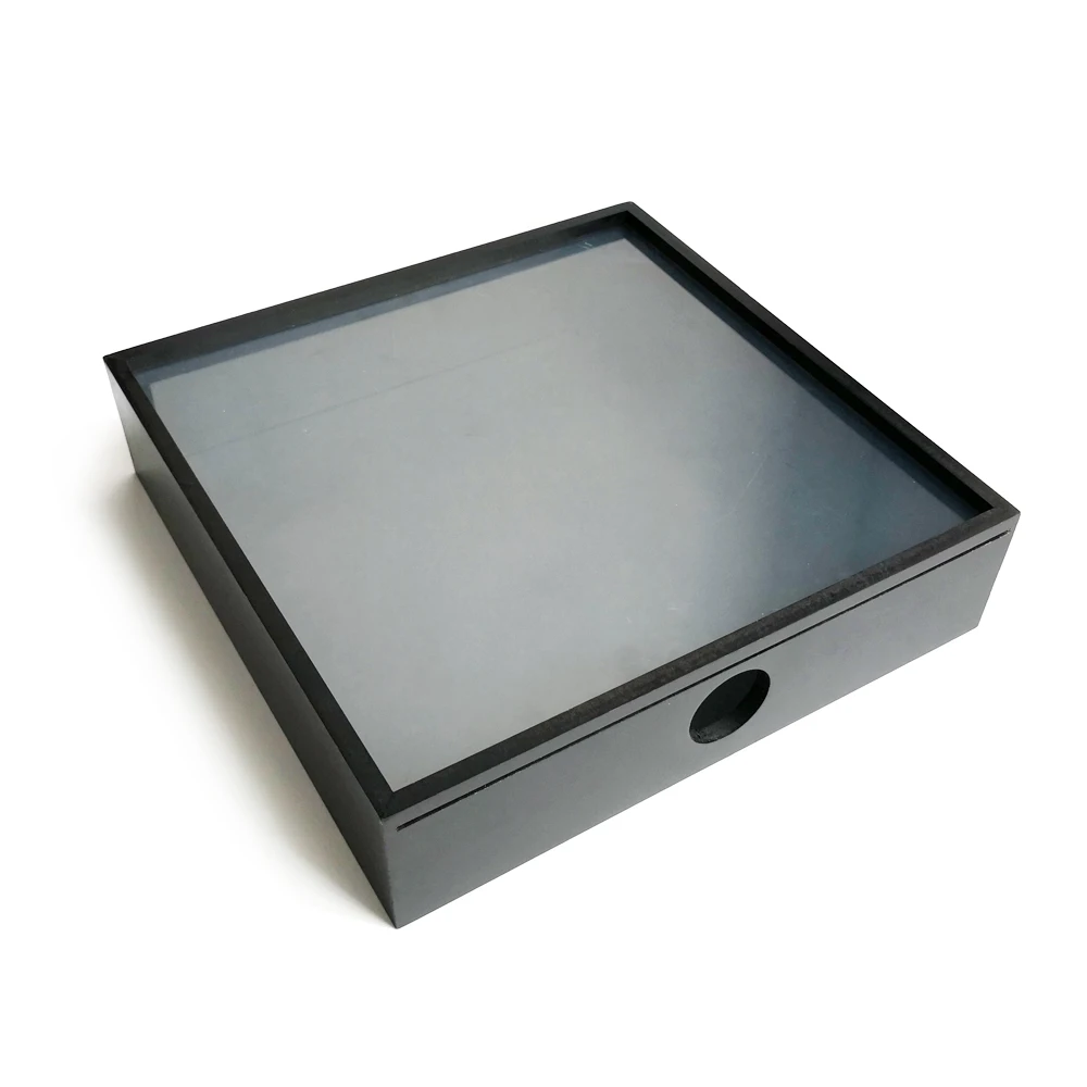 Eco friendly Natural Customized Black MDF Cork Keeper Cork Holder Shadow Box Wine Box