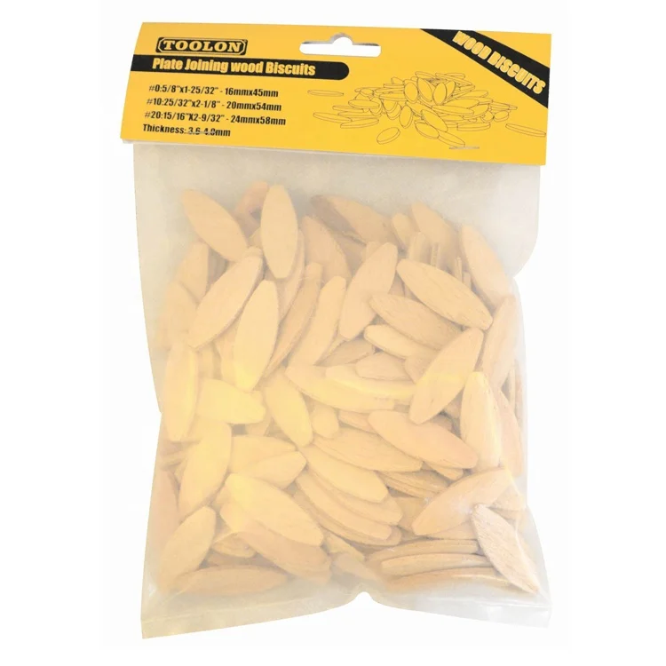 TOOLON Wooden Joint Biscuit Set Beech Size Number0 200pcs For Furniture Connecting Lamello Wood Dowel Carpenters DIY Handcraft