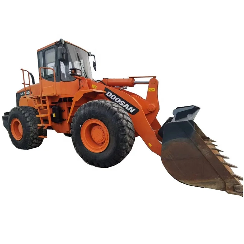Подержанный колесный погрузчик DOOSAN DL505 90% Новый дорожная машина для DOOSAN505 лидер продаж
