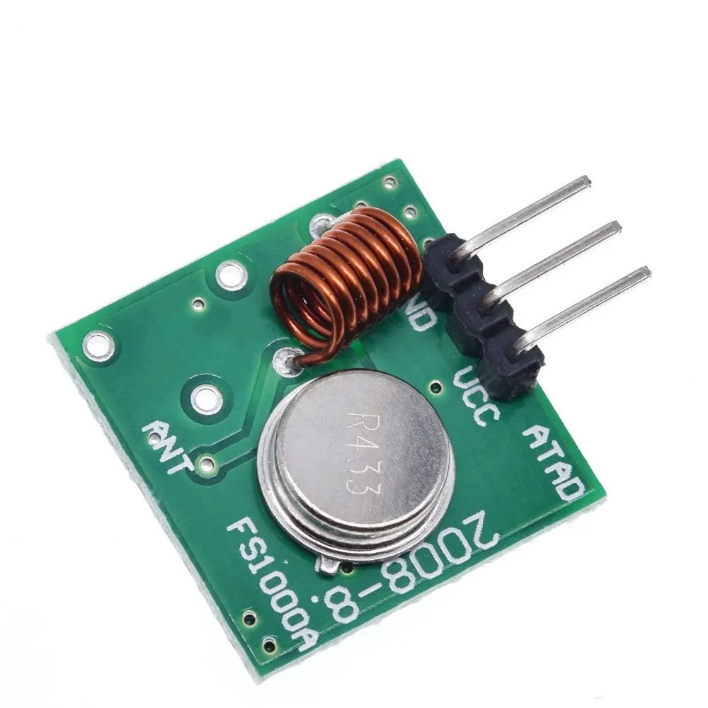 RDS Electronics-433Mhz RF модуль беспроводной передатчик и приемник Kit 5V DC