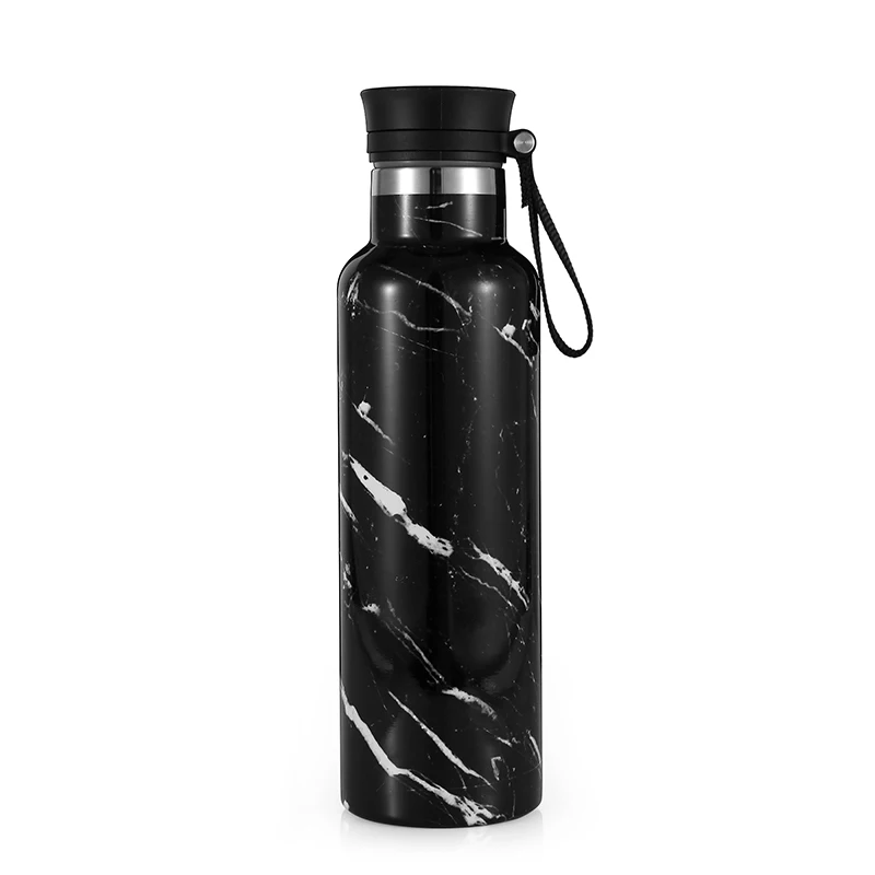 Customized Double Vacuum Insulation 500ml Tumbler Stainless Steel Smart Water Bottle with LED Temperature Display