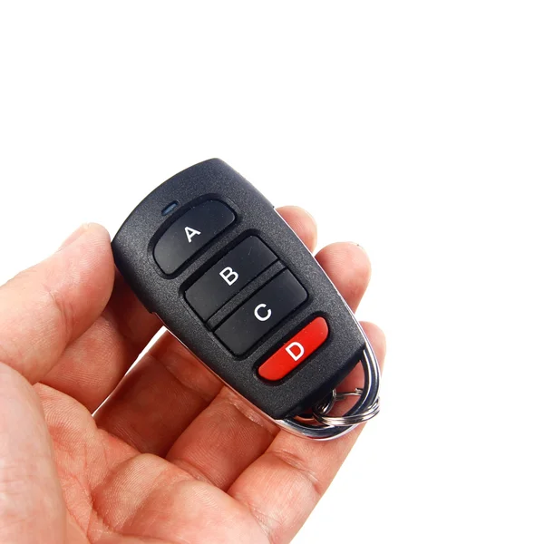 433MHz 4 Channel RF Controller ABCD 4 Buttons RF 4CH Electric Gate Garage Door Remote Control Duplicator