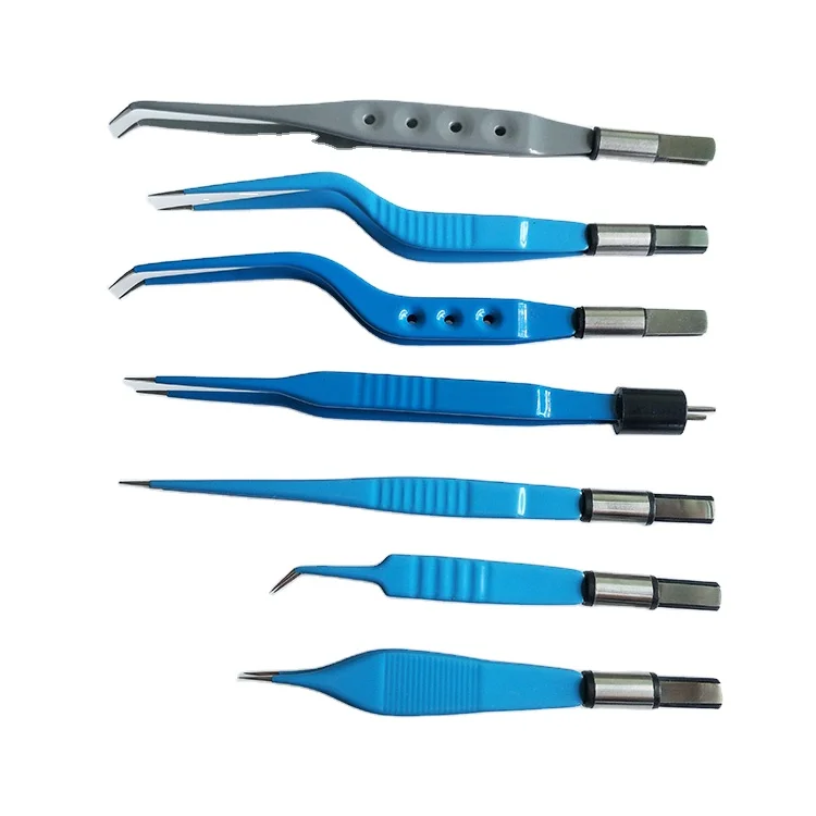 
 Антипригарный байонетный биполярный пинцет, многоразовый прикрепляющий Электрохирургический кабель  