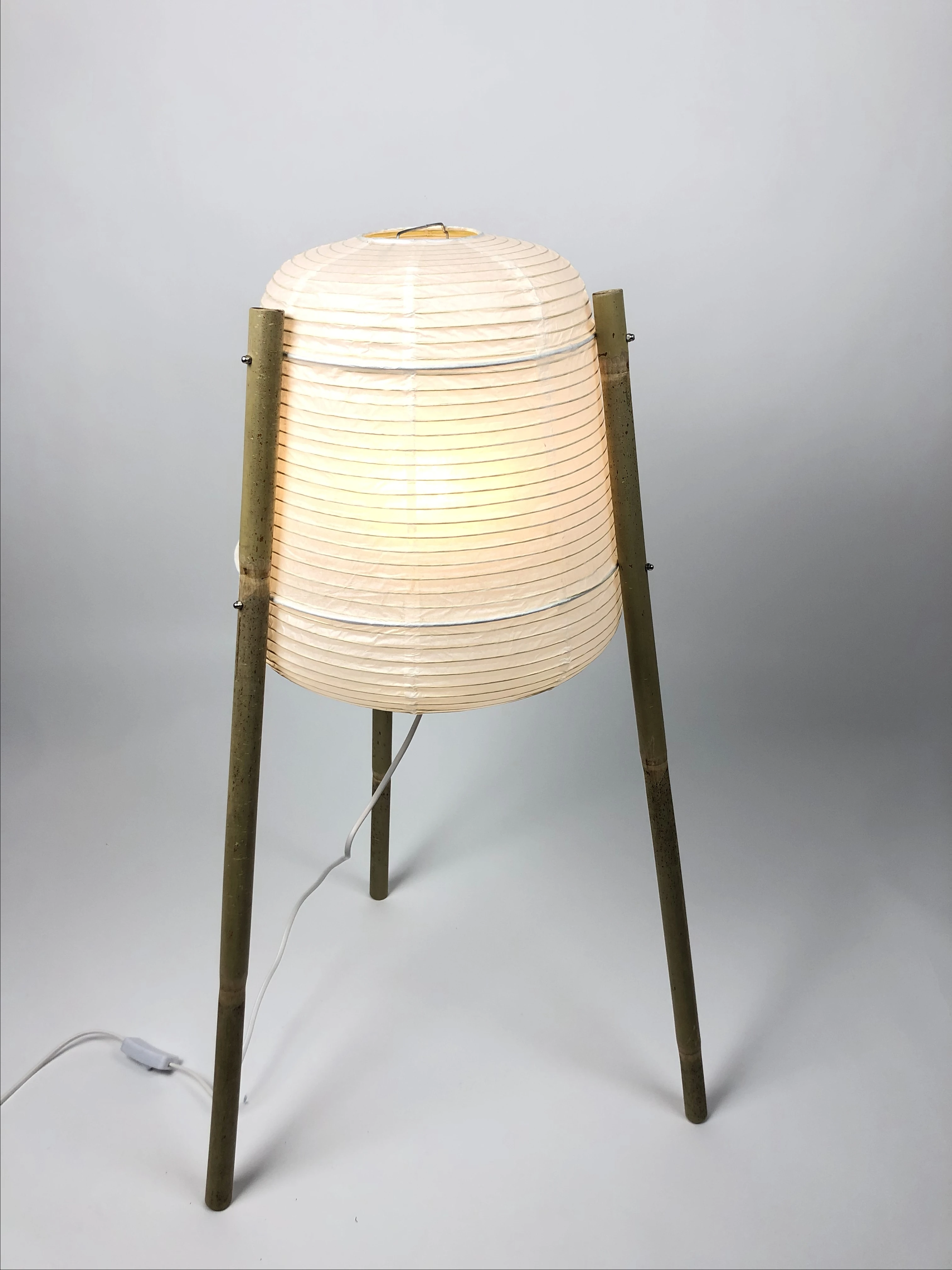 Highly Welcomed with diy Design Latest Design Round Ball Wood Feetpaper lampshade for floor lamps