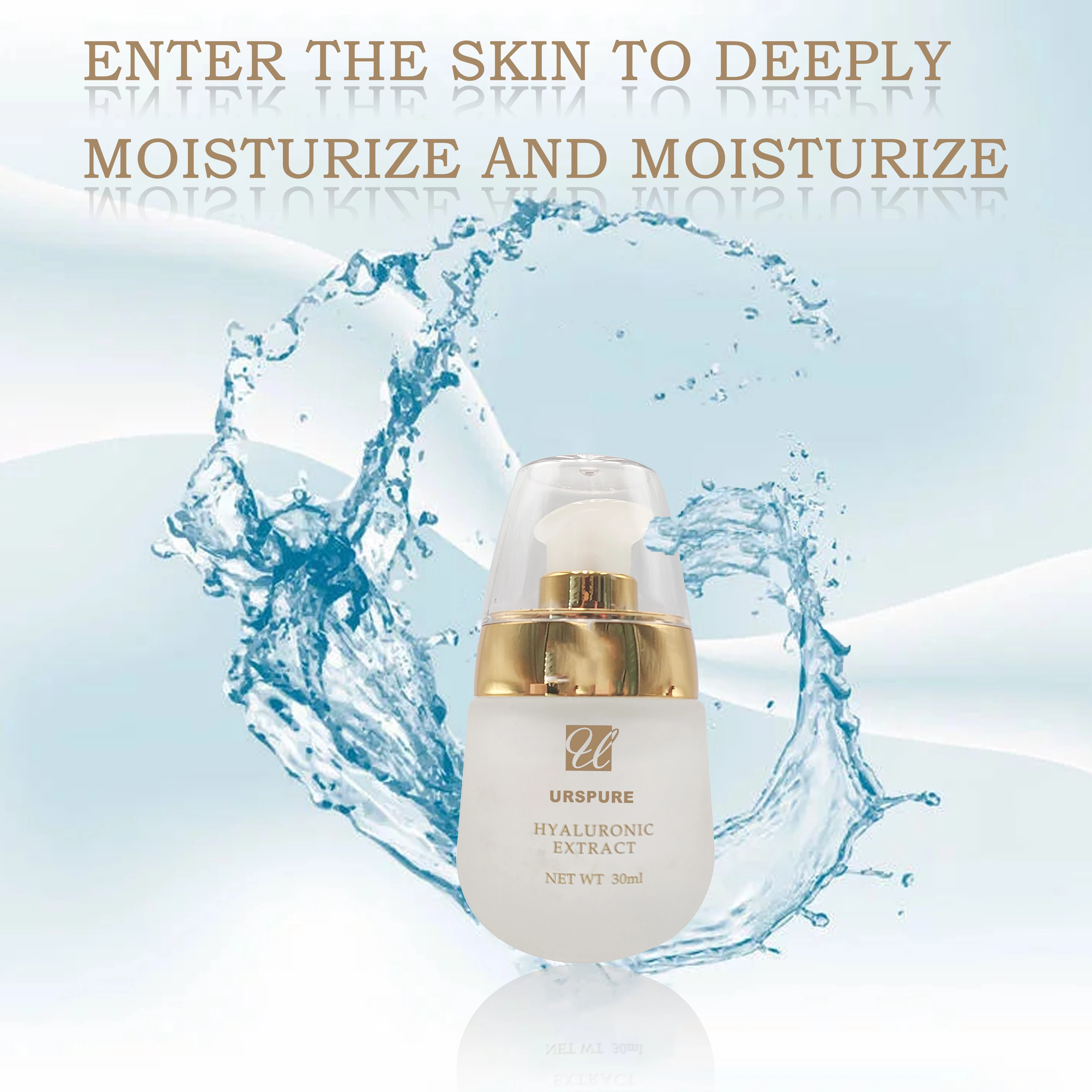 OEM  Private Label Organic Hyaluronic Acid Collagen Face Serum Anti-Wrinkle Anti-Aging  Facial Serum