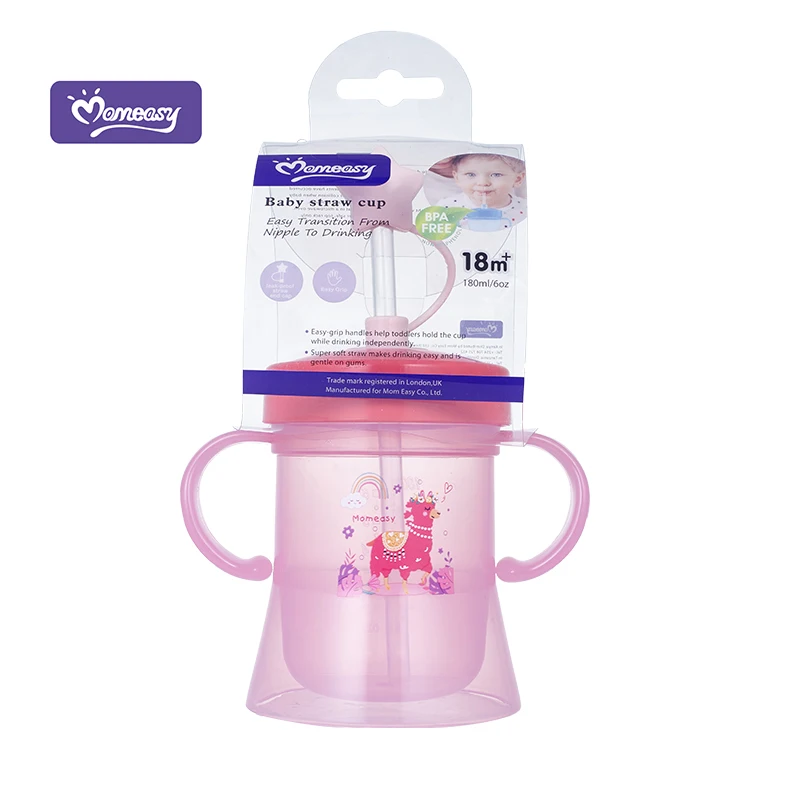 Factory Direct Baby Sippy Cup PP 180 ML Baby Training Cups with Star Baby Bottles