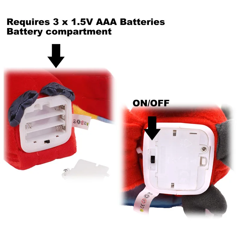 Repeat Talking Swinging Stuffed Animal Parrot Baby Toy Speaking Electronic Simulation Plush Parrot Toys