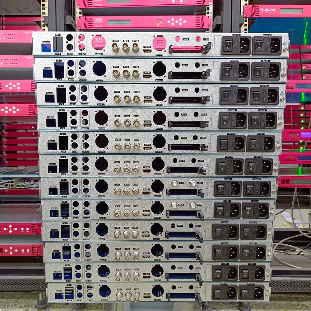 IP ASI To HDM I AV SDI CVBS AES EBU Analog Stereo DVB-S2 Satellite Receiver Decoder IRD