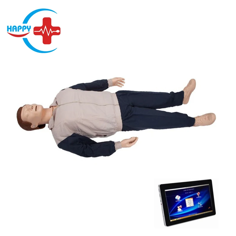 HC-S008 Wireless Tablet PC CPR Simulator adult full body cpr manikin training set