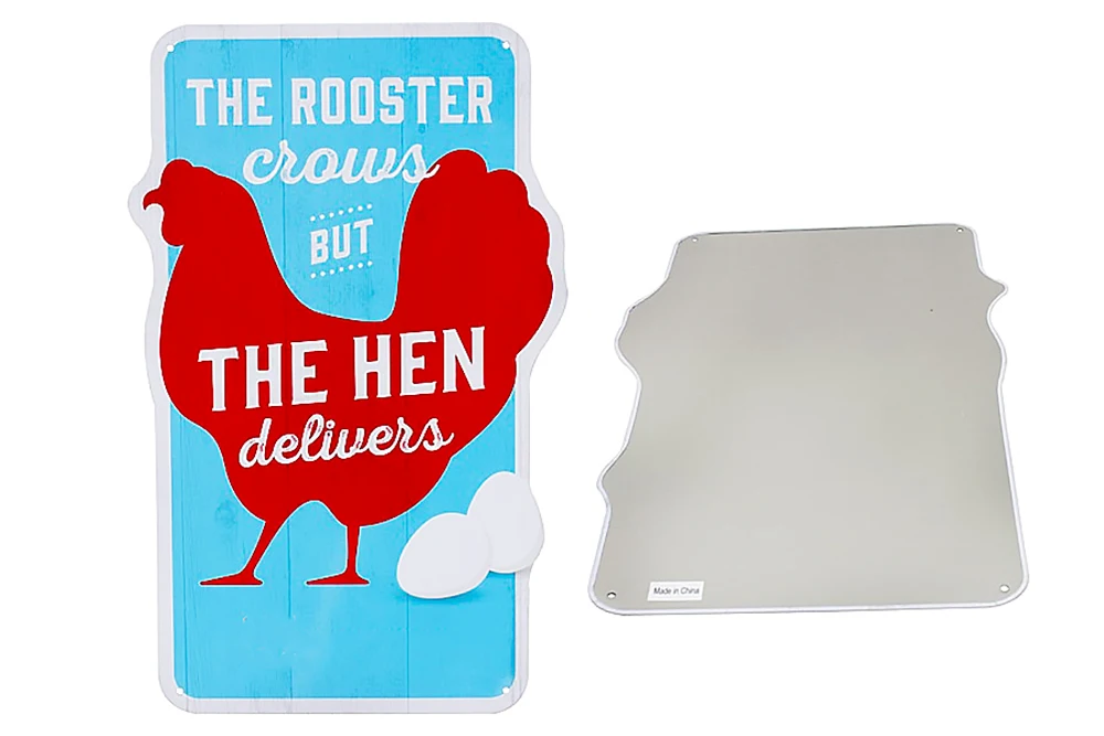 Metal Crafts For Home Decoration Metal Sign Animal Pattern Tin Sign Kid Children Letter Board Learning Tin Signs