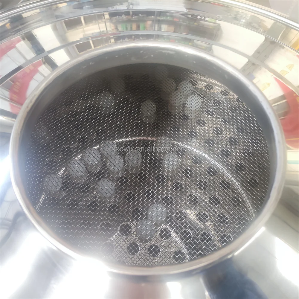 Industrial Beans Sifter Vibrating Sieve Shaker Sizing Circular Vibrating Screen Flour Powder Sieving Machine