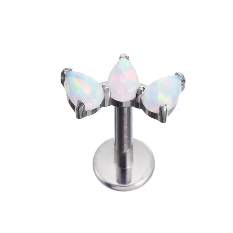 Titanium серьги-гвоздики F136