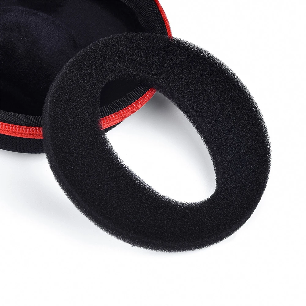 JUELONG Custom Logo Waterproof Travel Watch Case Single Watch Box w/Zipper For Storage Cushioned Round Portable Watch Case