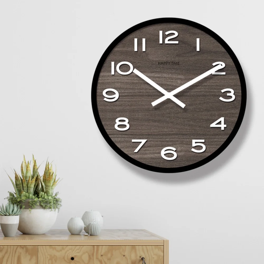 China Suppliers Hot Sale Modern Wooden Vintage Home Decorative Wall Clock