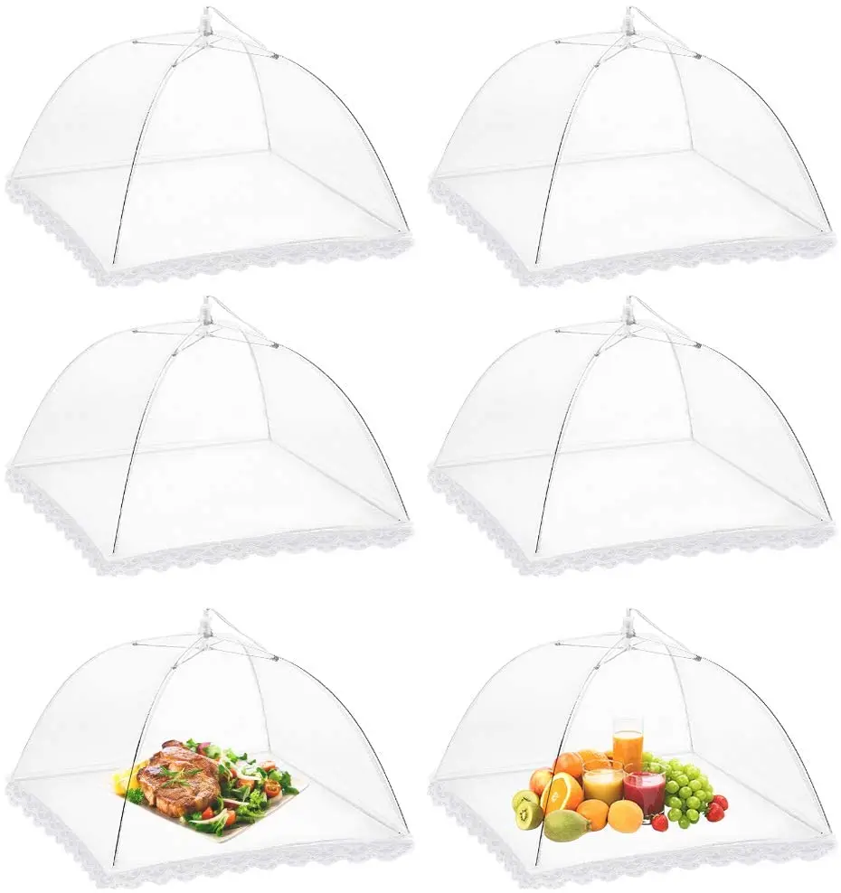 Amazon Food Cover Mesh Food Tent Pop-Up Umbrella Screen Tents for outdoor camping