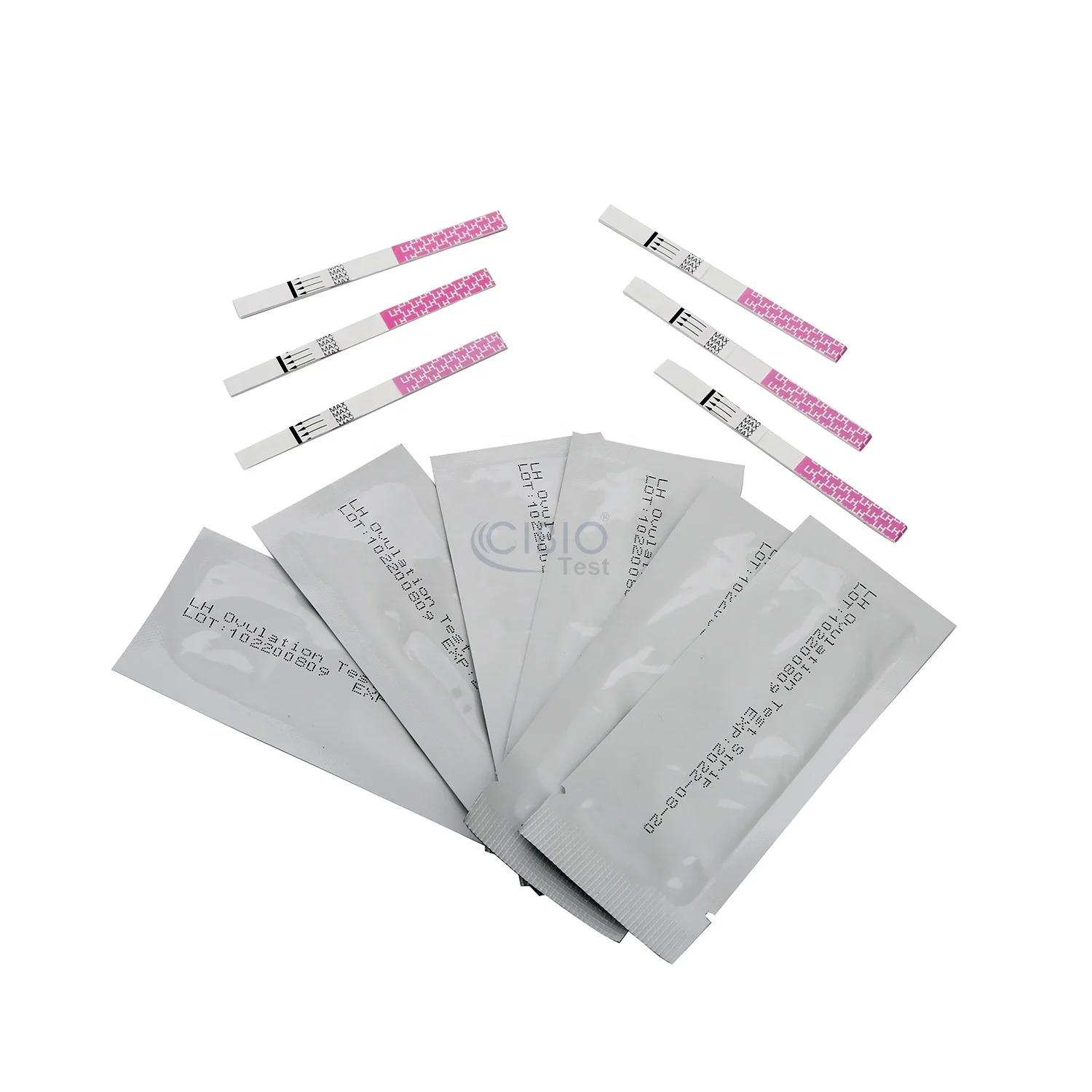50 Ovulation Test Strips and 20 Pregnancy Test Strips Combo Kit, (50 LH + 20 HCG)
