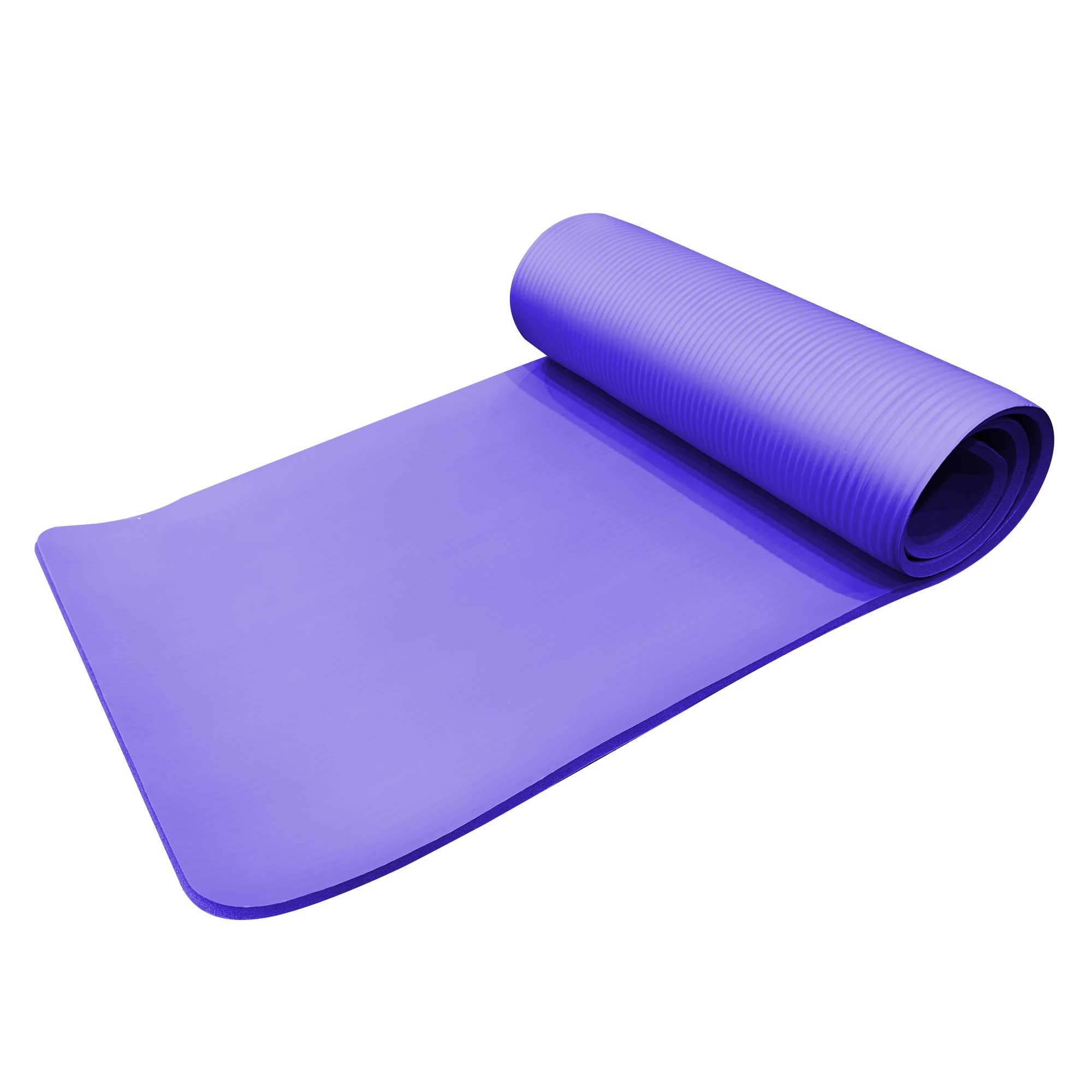 Thick Anti-Static Grounding Gymnastics NBR Blue Yoga Mat for Home Workouts Beginners Friendly Yoga Pad for Yoga Practice