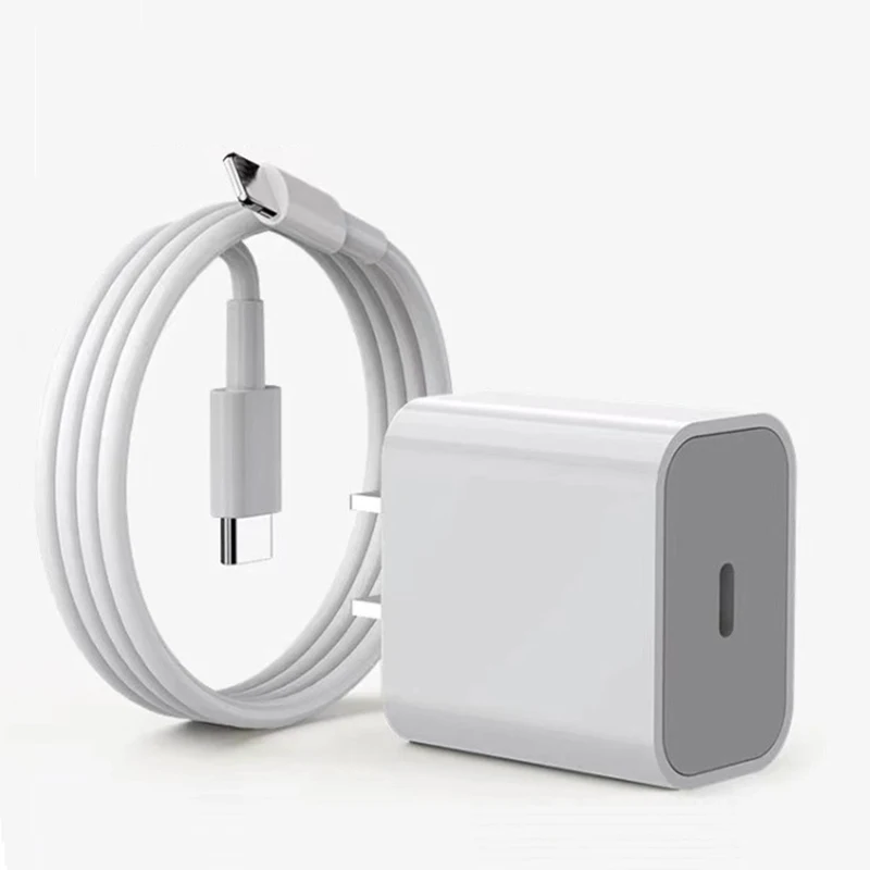 PD 20 Вт Зарядное устройство USB-C оригинальный адаптер для iPhone 12 pro max Быстрая зарядка usb-зарядка европейского и американского Plug 20 Вт usb-c настенное зарядное устройство