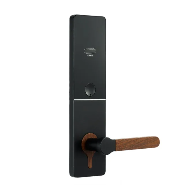 2019 New Arrival Aluminum125khz T5577 RFID Keycard Hotel Door Lock system electronic smart lock for hotels