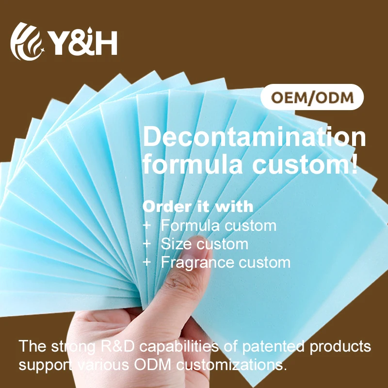 Multifunctional floor cleaner dissolver paper cleaning sheet Home Office Hotel Floor Dust Remover Detergent Sheet